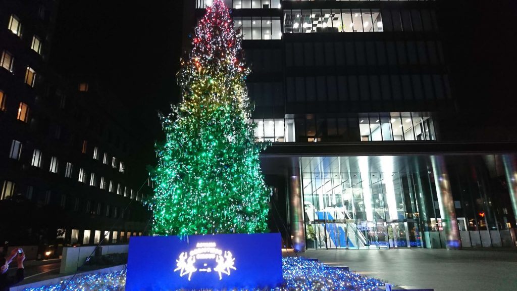 エイベックスのクリスマスツリー