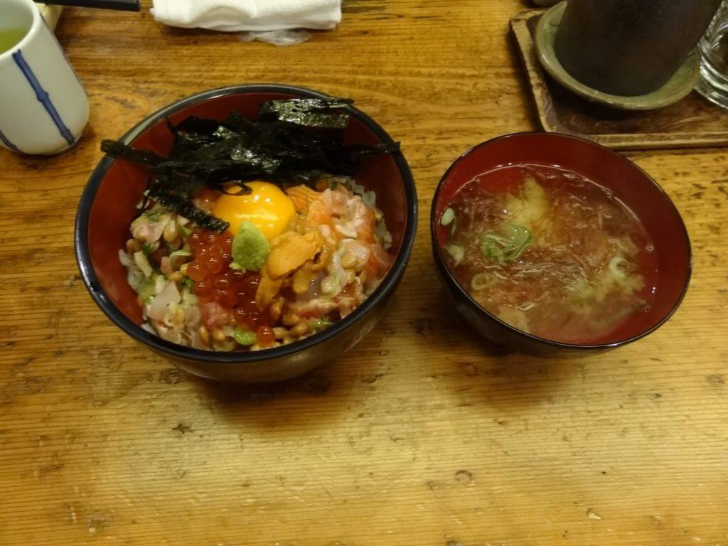 磯納豆丼