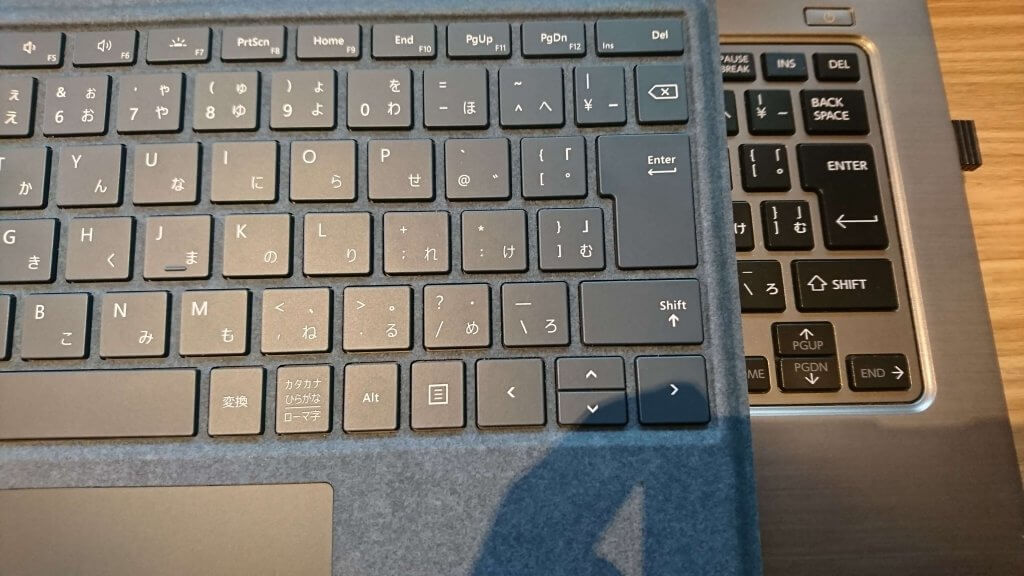 Surfaceのキーボード