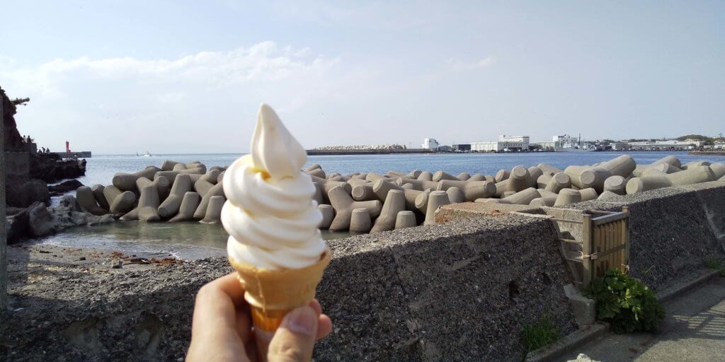 ソフトクリームin城ケ島